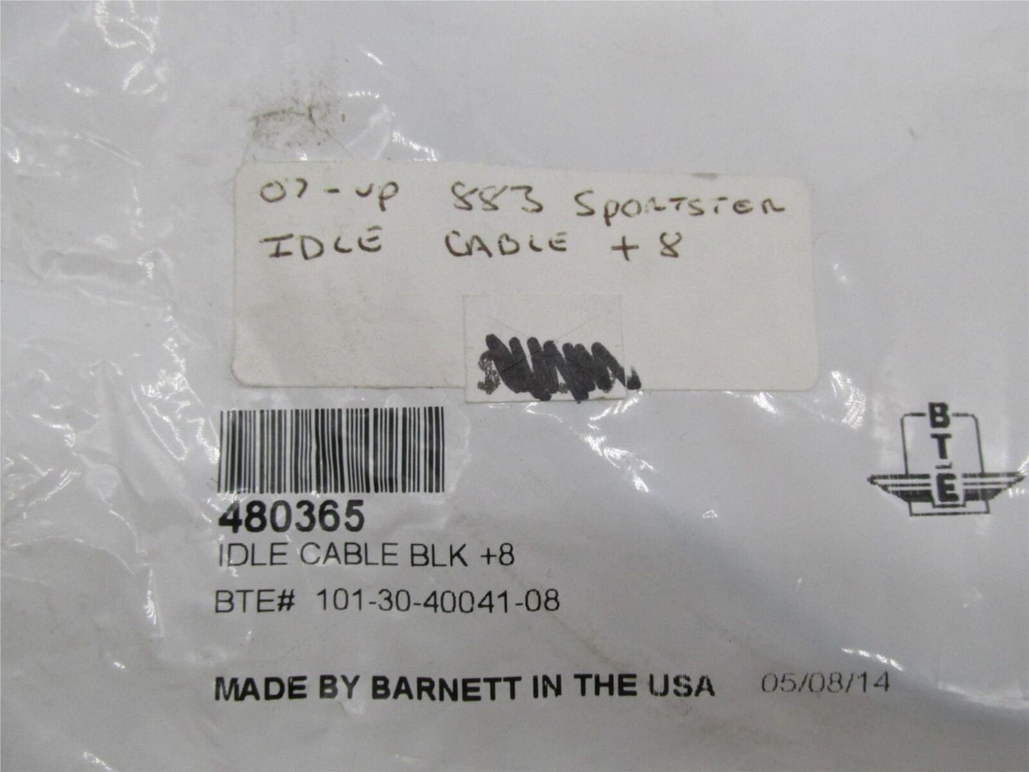 Harley Davidson Barnett Black +8 Idle Cable 101-30-40041-08