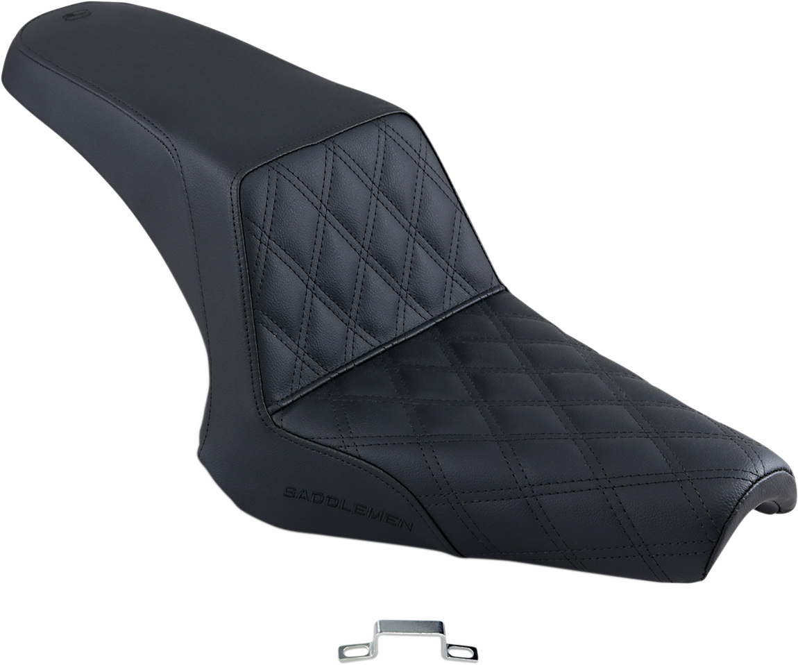 Saddlemen Step Up Seat Front Lattice Stitched Black Y13-16-172