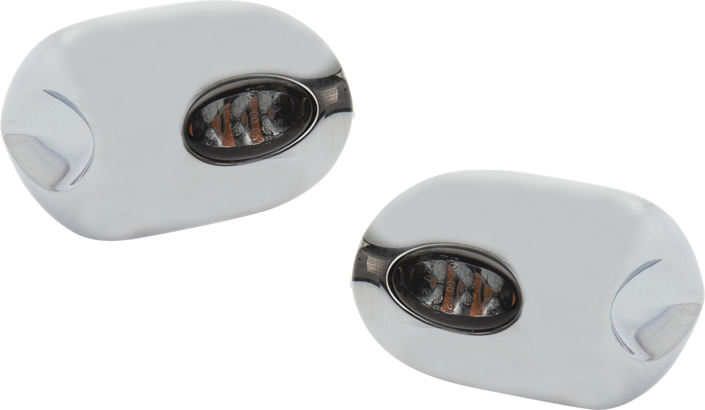 KODLIN USA Elypse LED Front Turn Signals Chrome K68487