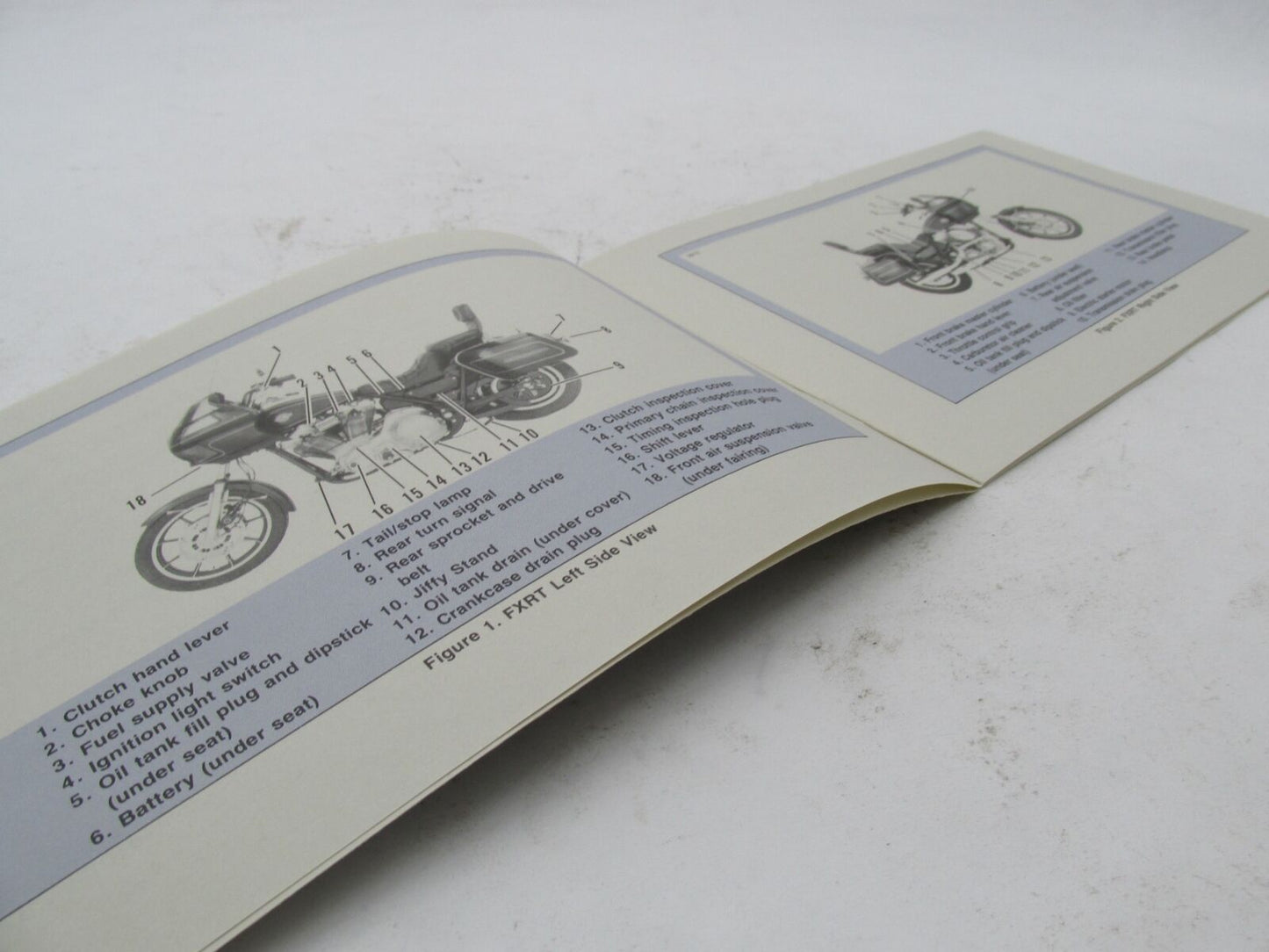 Harley Davidson 1986 FXRT/FXRD 1340cc Owner's Manual Supplement 99465-86S