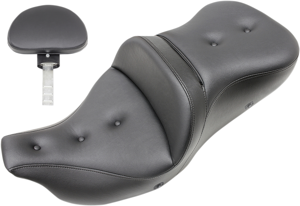 Saddlemen Roadsofa Pillow Top Heated Trike Seat w/Backrest 808-07B-181TBRH