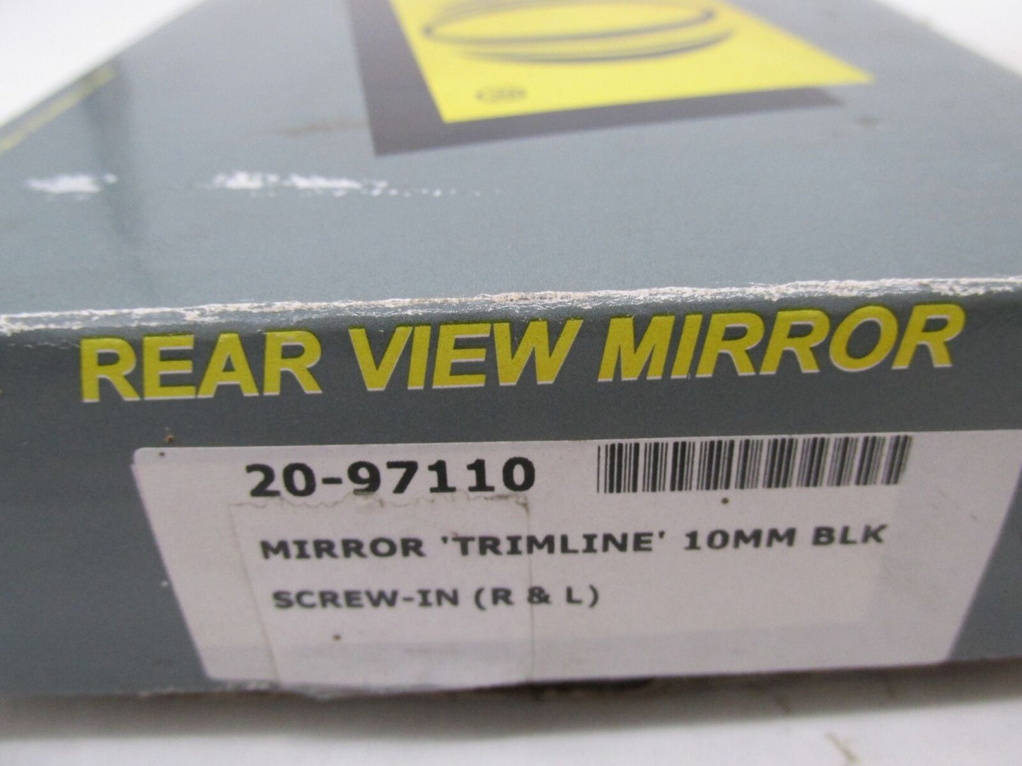 Emgo Universal Motorcycle 10MM Black Rear View Mirrors Trimline 20-97110