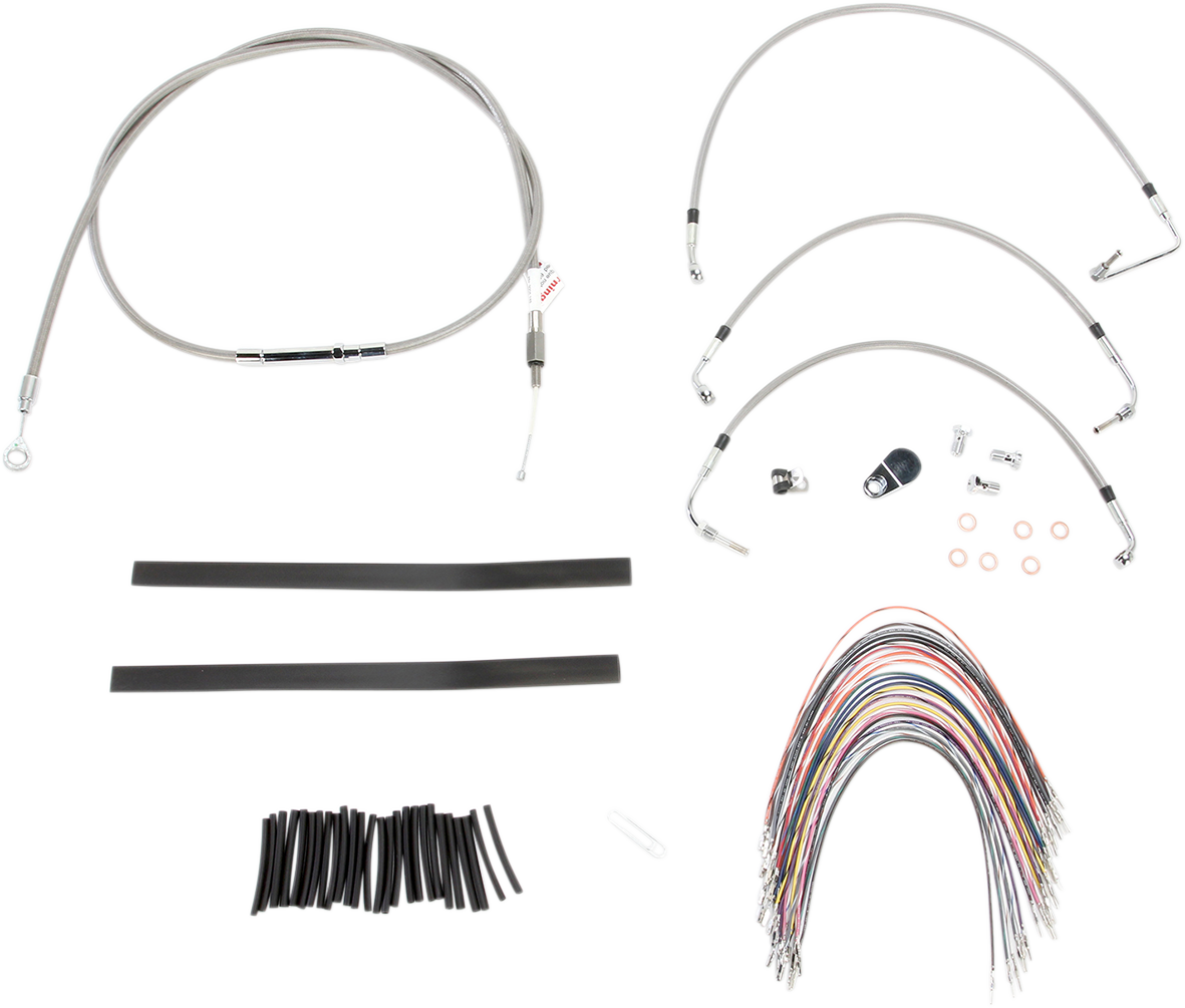 Burly Cable and Brake Line Kits 13in. Bagger Bars B30-1103