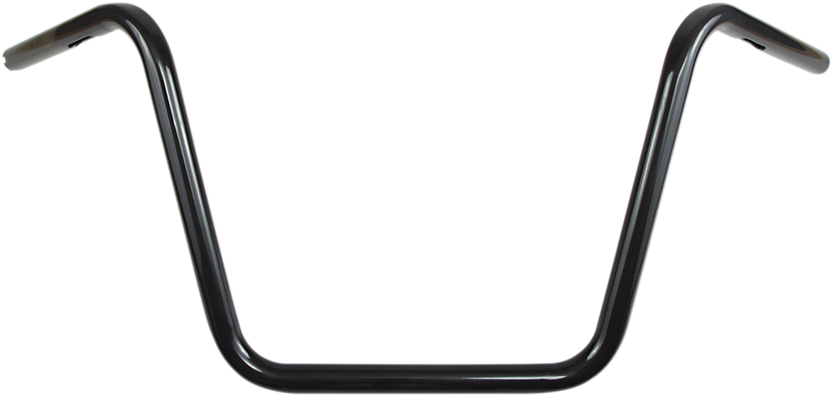 Drag Specialties 1in. Handlebar Black Buckhorn High Bend