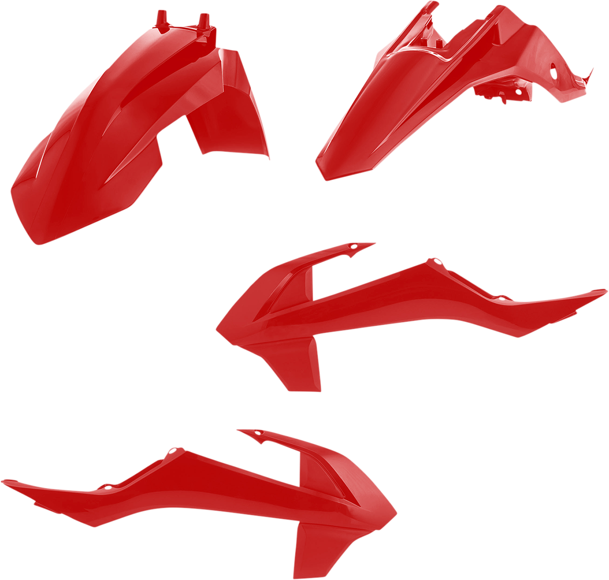Acerbis Standard Plastic Kits Red 2861790227