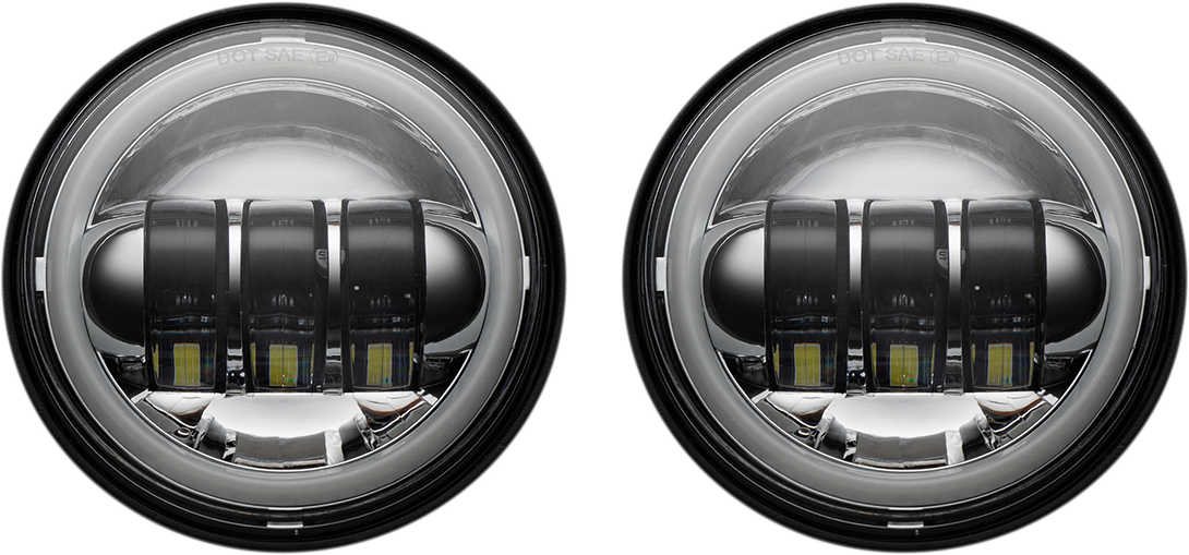 Custom Dynamics ProGLOW 4.5" Passing Lamps with Color Changing Halos PG-45-C