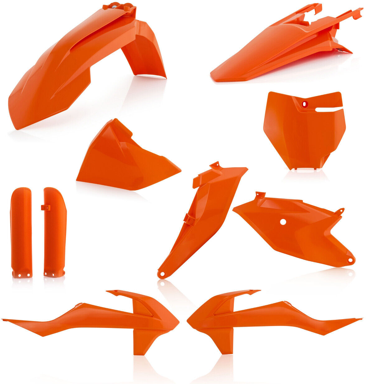 Acerbis Full Plastic Kit Orange 2686025226