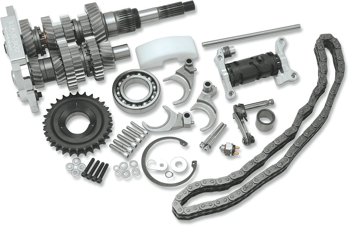 Baker DD6 Builders Kit Polished W/3.24:1 1ST Gear DD6-411L-02