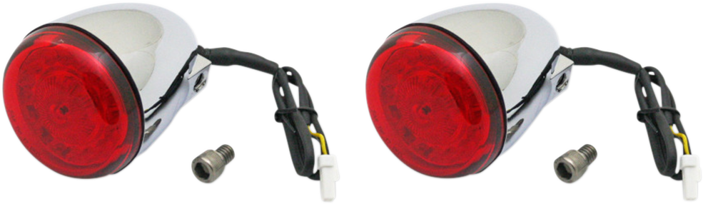Custom Dynamics ProBeam Rear LED Turn Signals Chrome PB-IND-RTS-R-C