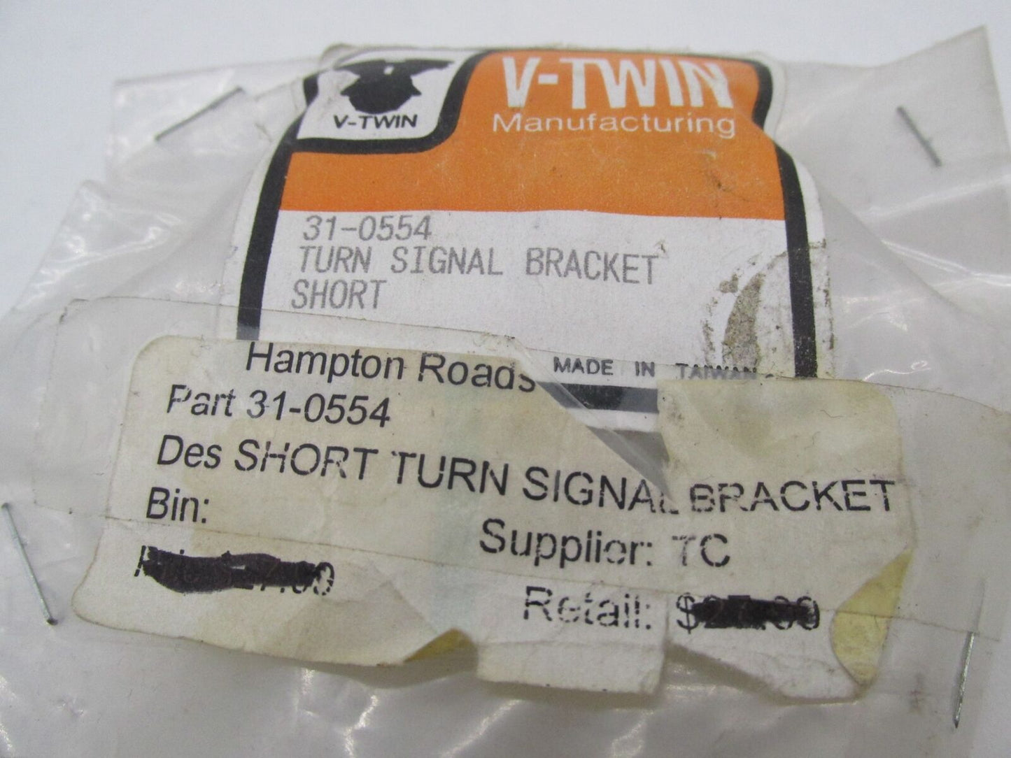Harley Davidson V-Twin Short Turn Signal Bracket 31-0554