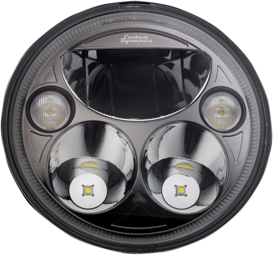 Custom Dynamics 7" TruBEAM Headlights Black CDTB-7-IF-B