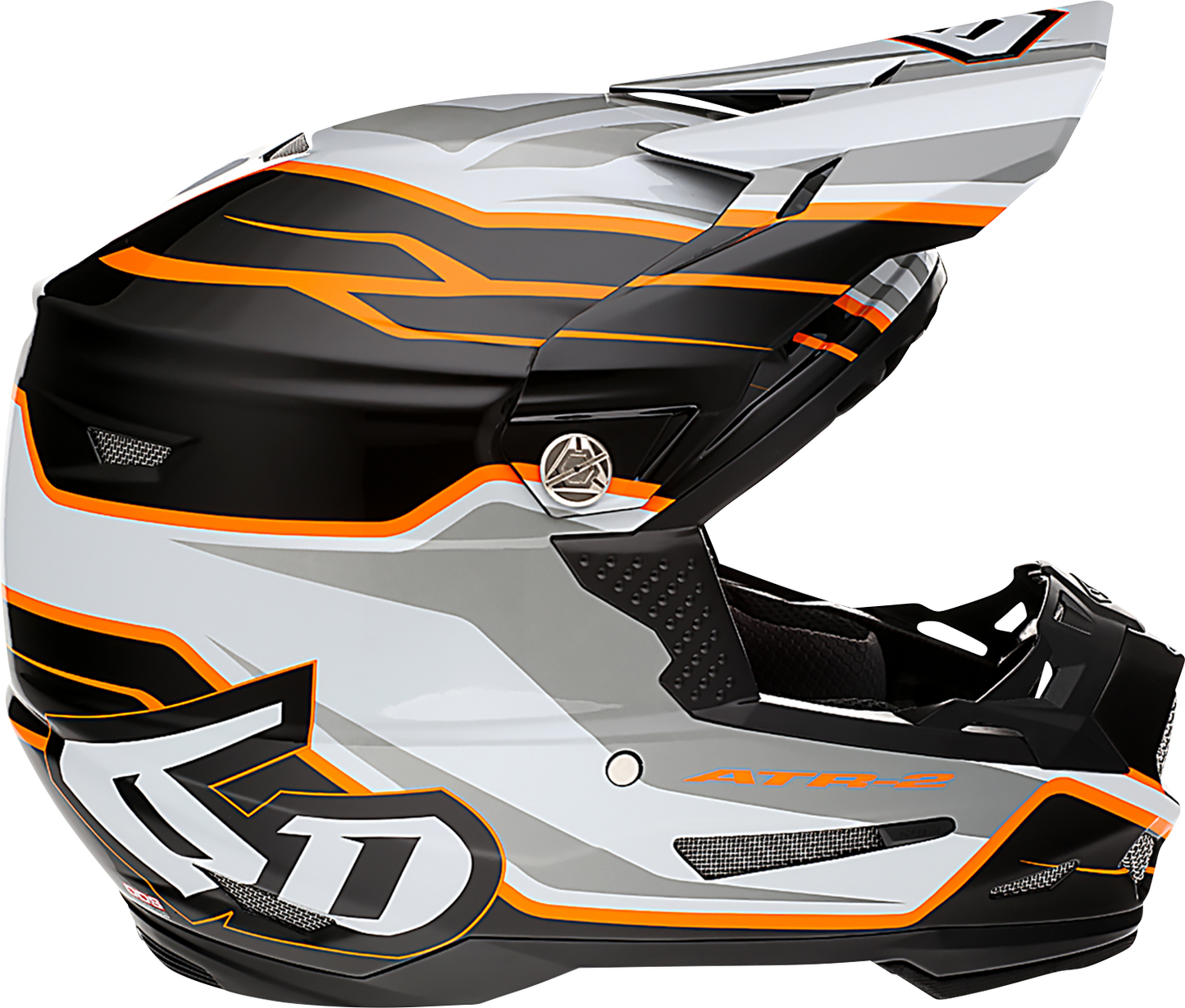 6D HELMETS ATR-2 Phase Helmet White Orange Small 122825
