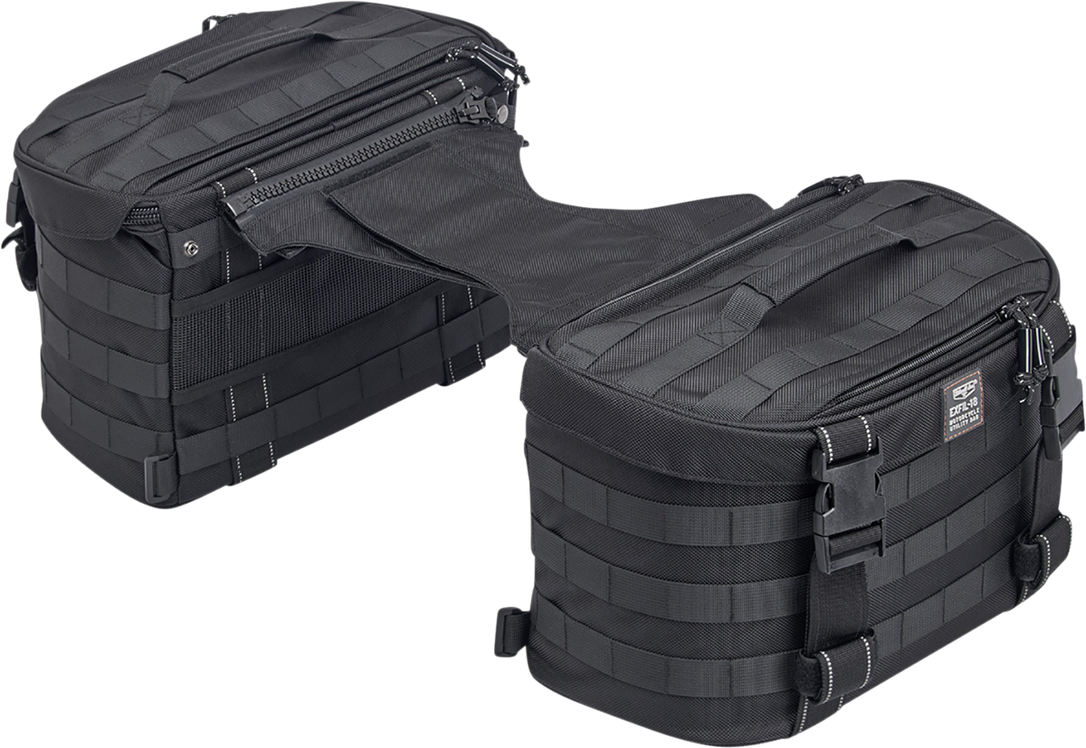 BILTWELL EXFIL-18 Saddlebags Black 3011-01