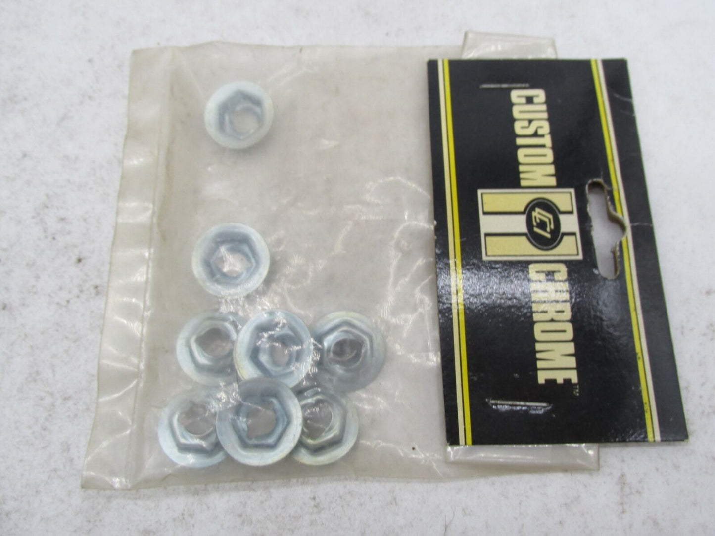 Lot of 10 Harley Davidson Custom Chrome 1973 Taillight Speed Nuts 26-041 7501