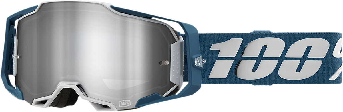 100% Armega Goggles Albar - Flash Silver 50721-261-03