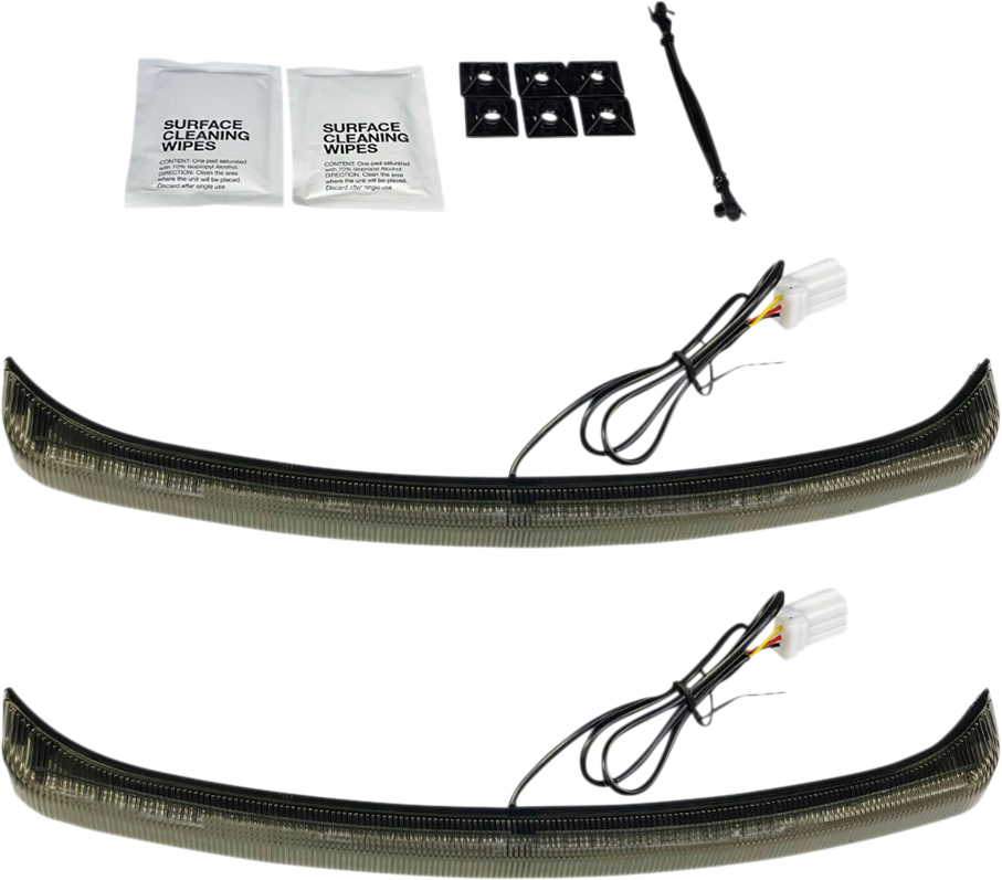Custom Dynamics Low Profile LED Fender Lights For TriGlide CD-TGFENDER-S