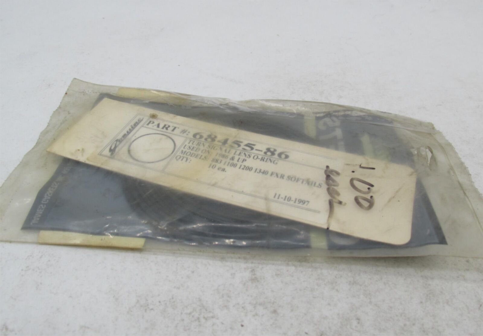 Lot of 8 Harley Davidson James Gaskets Turn Signal Lens O-Rings 68455-86