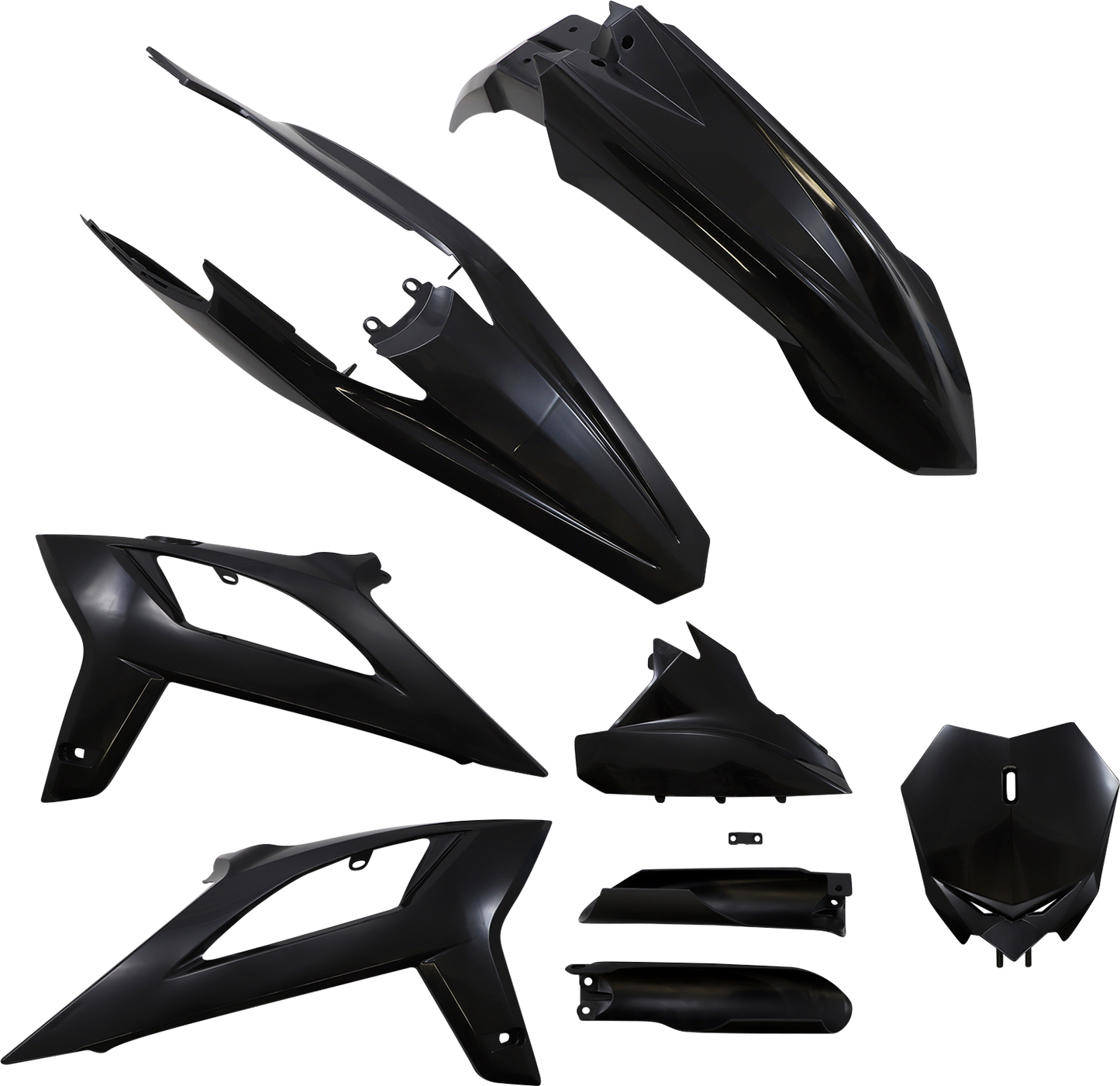 Acerbis Full Body Replacement Plastic Kit Black 2936280001