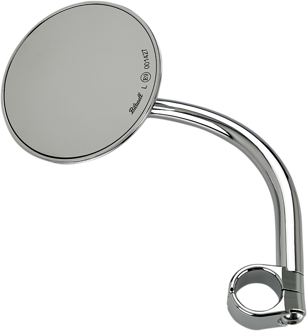 BILTWELL Utility Mirrors 1" Chrome Round Large 6503-501-531