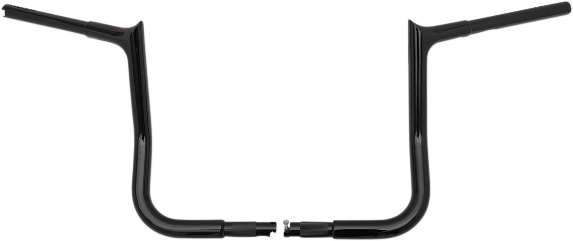 Fat Baggers, Inc. 1 1/4" EZ Install Pointed Top Handlebars 16" Black 907016-B