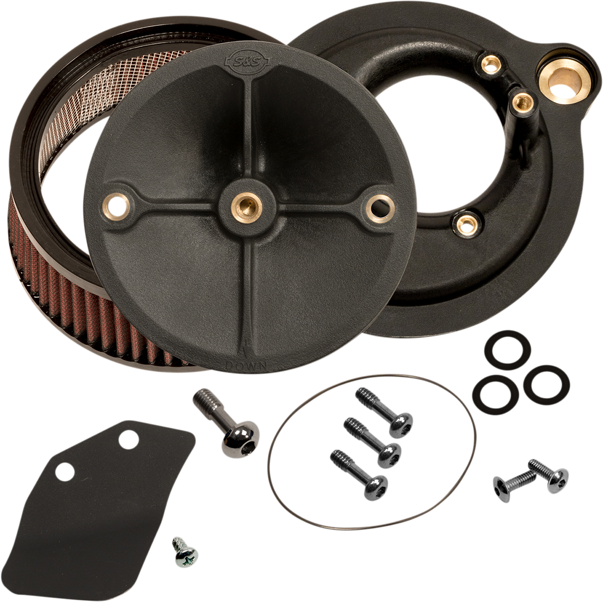 S & S Cycle Super Stock Stealth Air Cleaner Kit 170-0354C