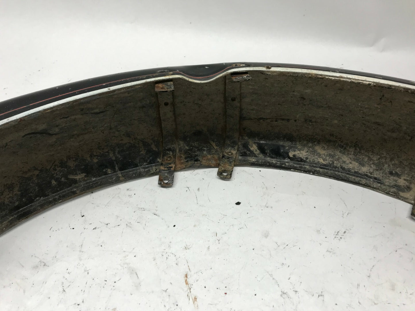 Vintage Harley Davidson Ironhead Front 5" Fender Black no Dents Metal