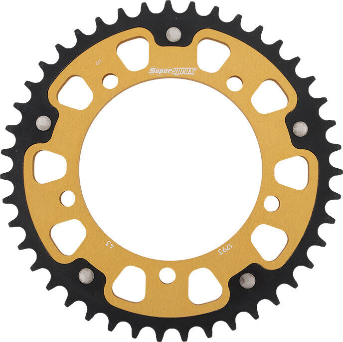 Supersprox Rear Stealth Sprocket 43T Gold RST-1793-43-GLD
