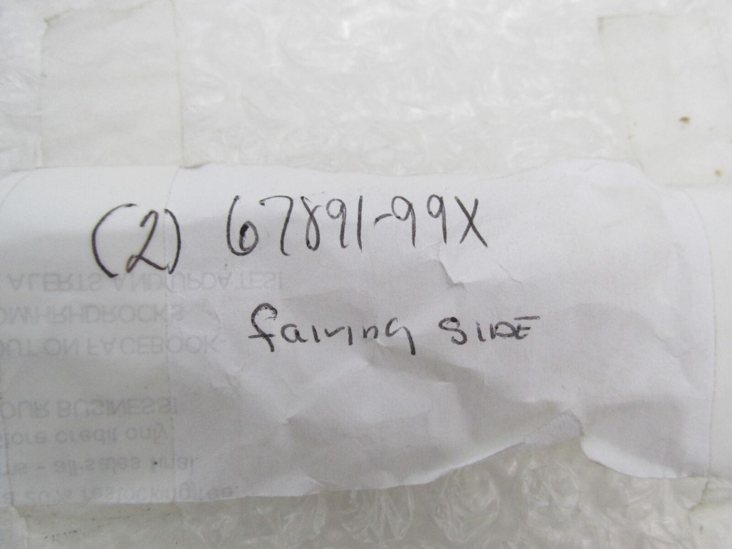 Pair Harley Davidson Genuine NOS Black Softail Fork Cover Accent Strips 67891-99