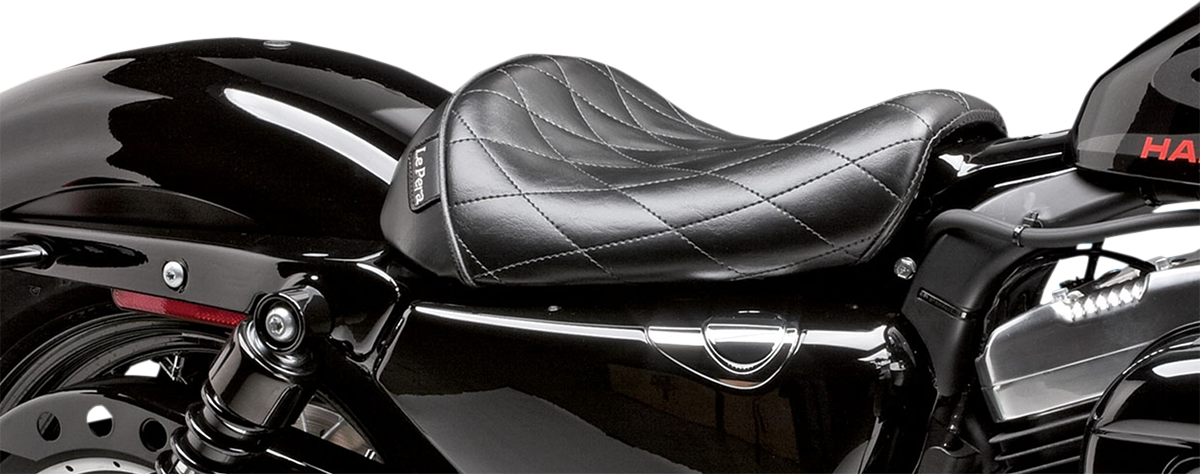 Le Pera Bare Bones Solo Seat Diamond Pleated Seat - 10" w LK-006 DM