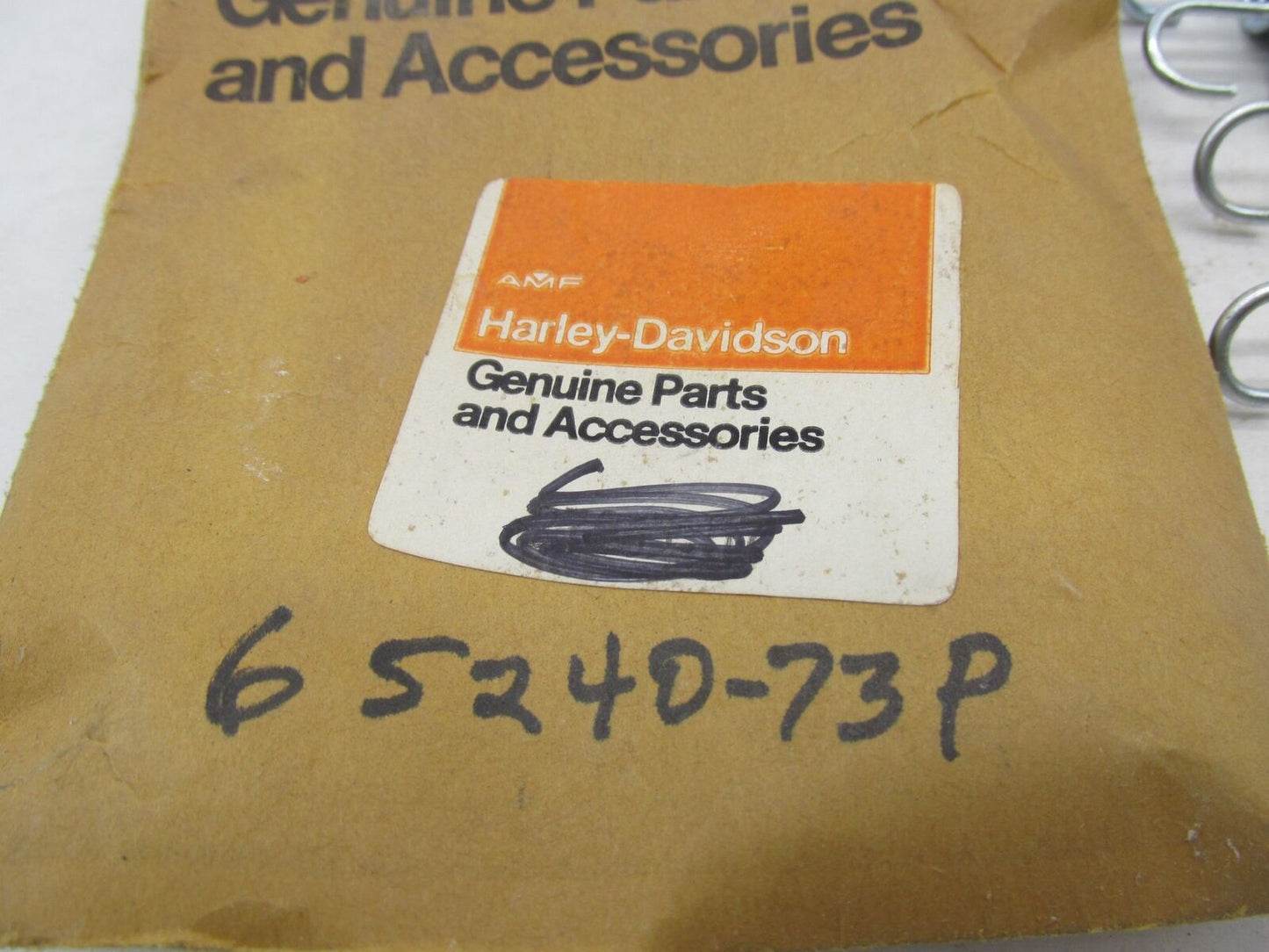 Lot of 6 Harley-Davidson Genuine NOS Aermacchi Exhaust Springs 65240-73P