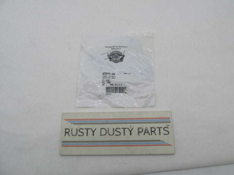 Harley Davidson Genuine NOS Dyna Front Exhaust Mounting Bracket Mount 65975-99