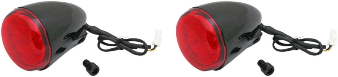 Custom Dynamics ProBeam Rear LED Turn Signals Gloss Black PB-IND-RTS-R-B