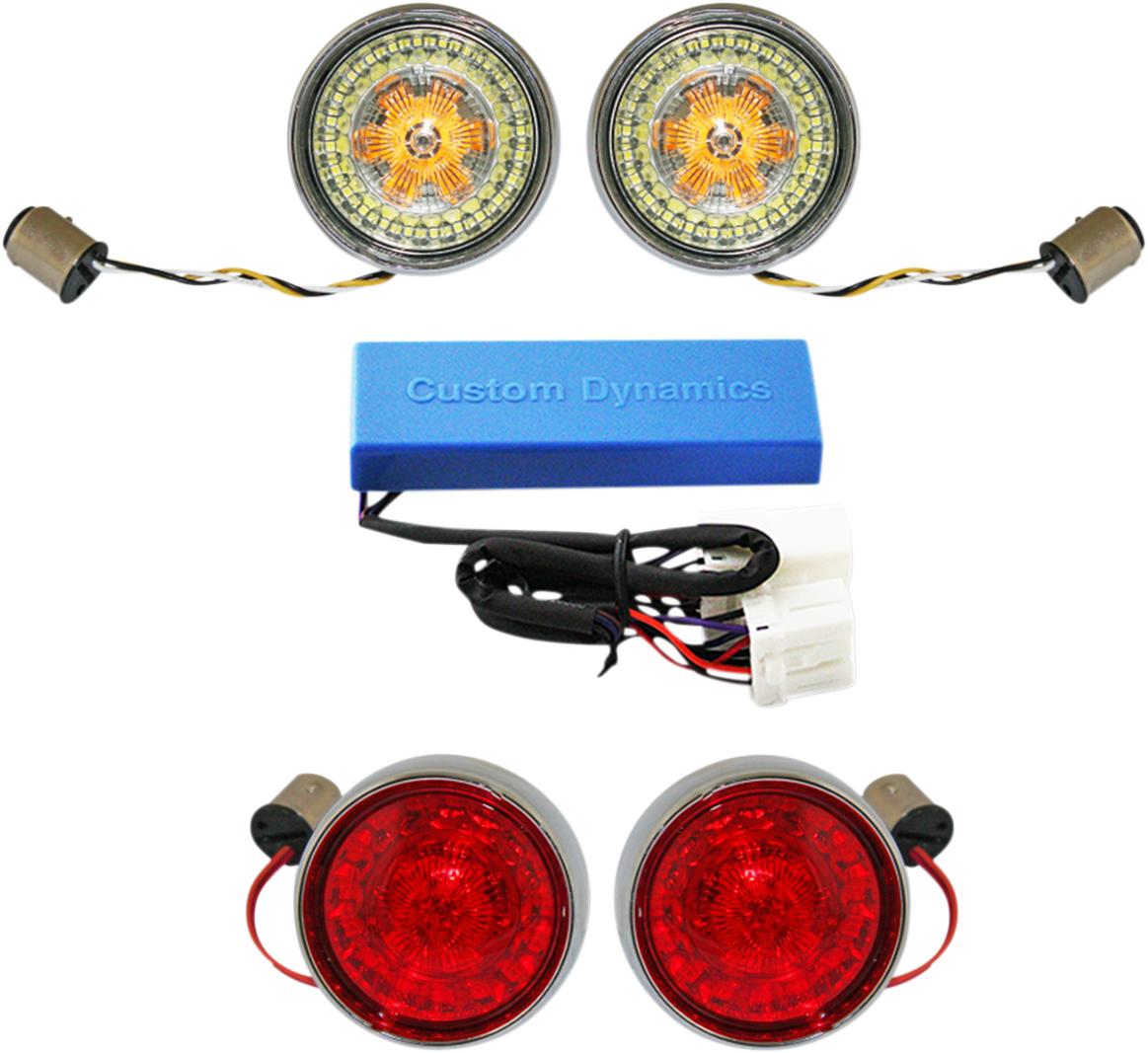 Custom Dynamics Porbeam Turn Signal Insert Kit W/Signal Stabilizers PB-HD-BB-C