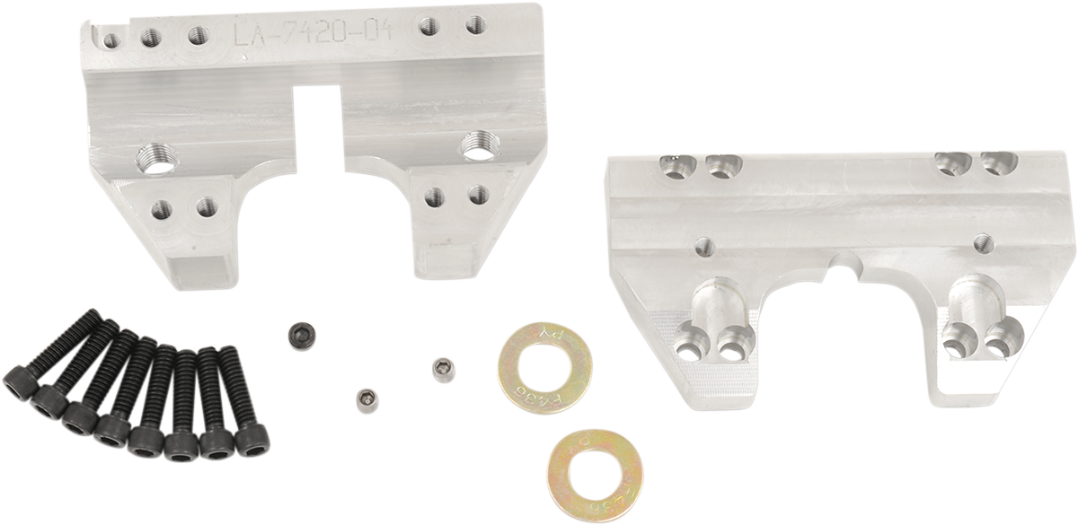 LA Choppers Handlebar Clamp Set 1 1/4in. Handlebars LA-7420-04