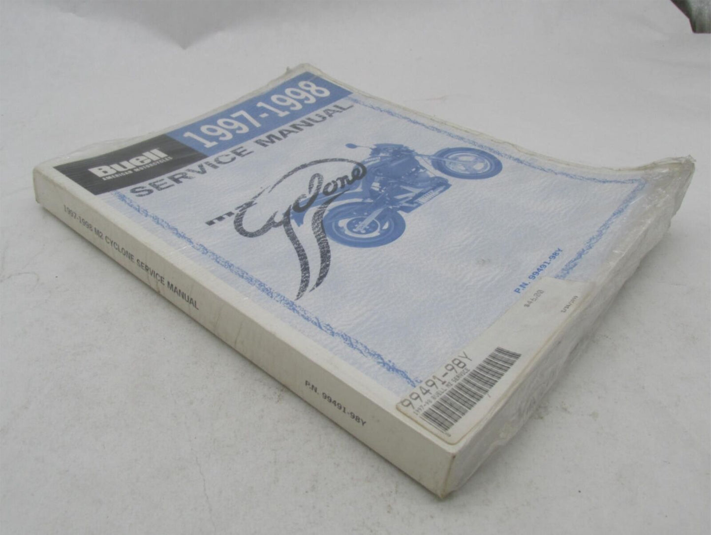 Buell NOS Sealed Official Factory 1997-1998 Cyclone M2 Service Manual 99491-98Y
