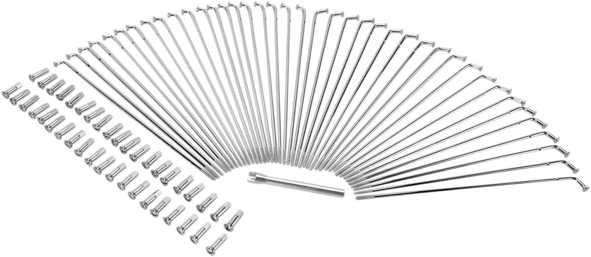 Chrome Spoke Sets Drop Center Rim 21in Rim 9 3/4 Spoke 0211-0121