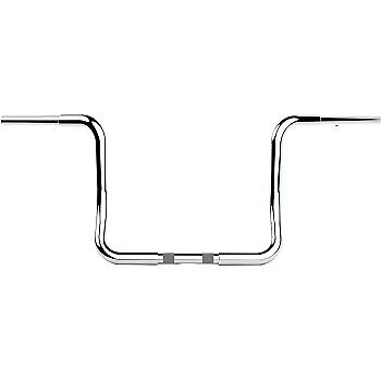 LA Choppers 1-1/4 in. Twin Round Handlebars 1-1/4" Chrome LA-7325-12C