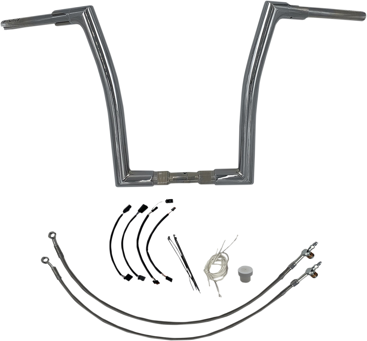Fat Baggers, Inc. 1-1/2" EZ Install Flat Top Handlebar Kit 16" Chrome 609616