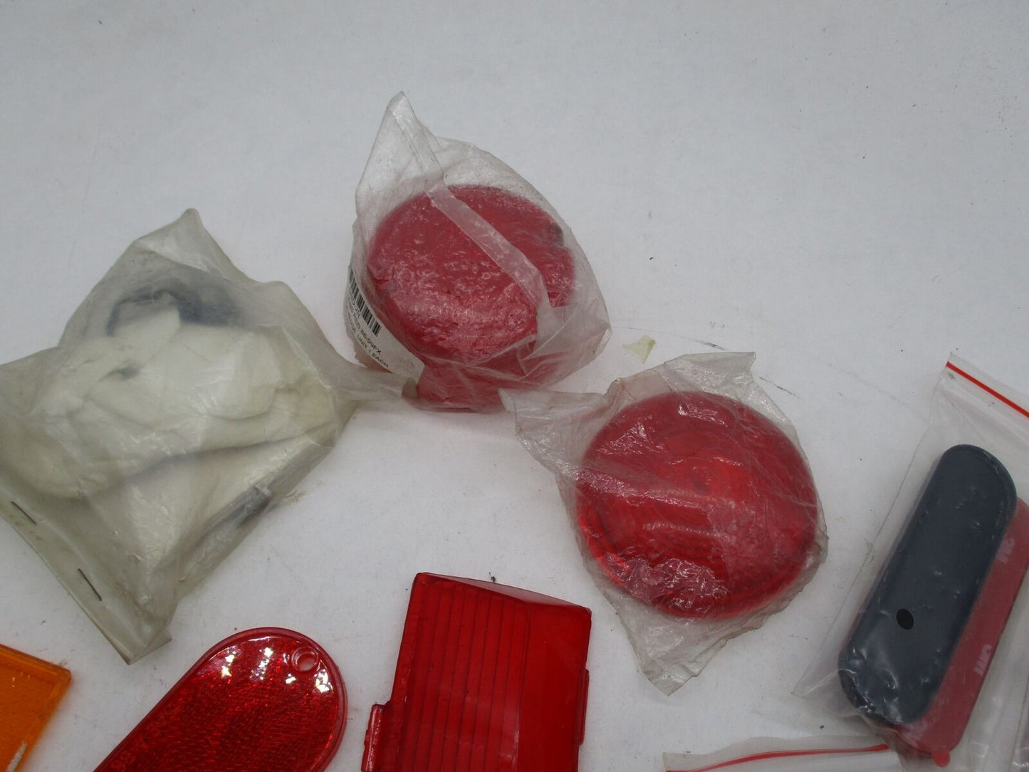 Large Mixed Lot of Harley Davidson Red and Amber Bullet Turn Signal Lenses