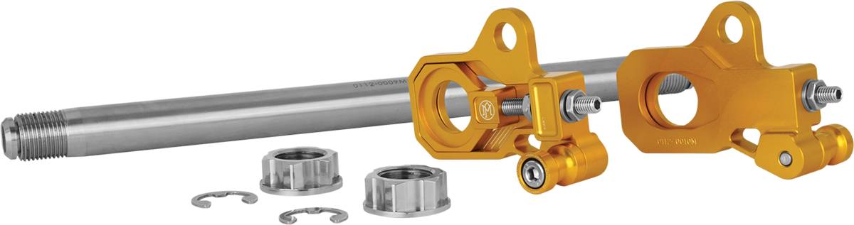 Performance Machine Axle Adjuster Kit Gold 0117-0028M-G
