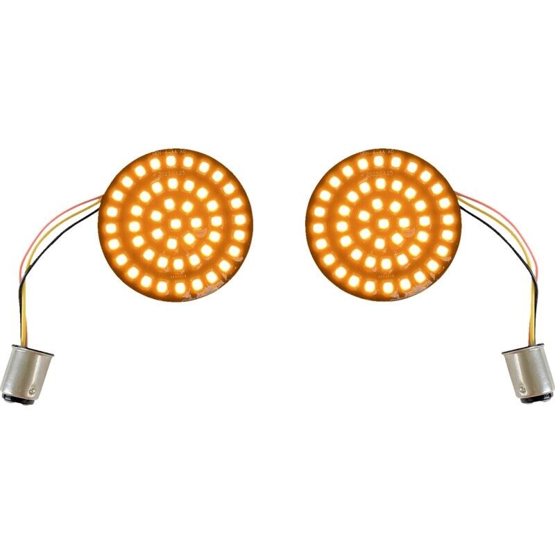 Custom Dynamics Genesis 4 Solid Amber Front Turn Signal Insert GEN-4-A-1157