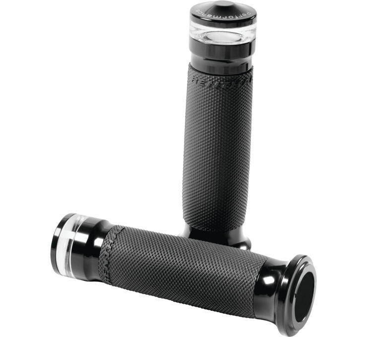 Performance Machine Vision Series Contour LED Turn Signal Grips 0063-2100M-B