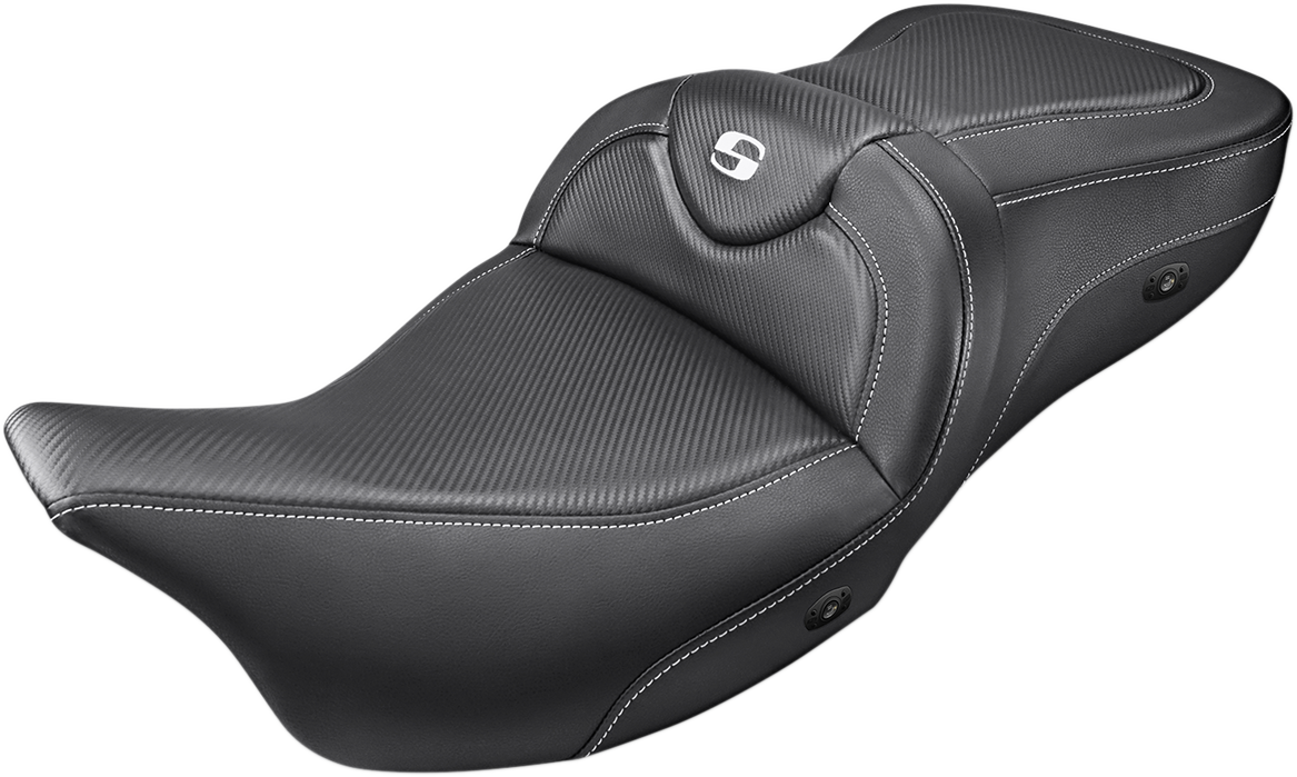 Saddlemen Heated RoadsofaCarbon Fiber Seat 808-07B-185HCT
