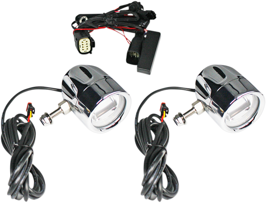 Custom Dynamics Probeam LED Halo Fog Lights Chrome PB-FOG-SS8-C