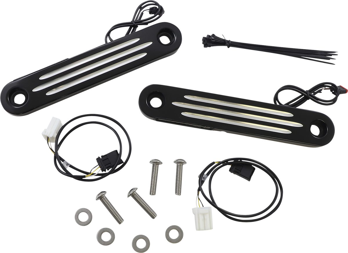 Custom Dynamics ProBEAM Dynamic Strips V2 Front Turn Signals PB-DS2-13-CON