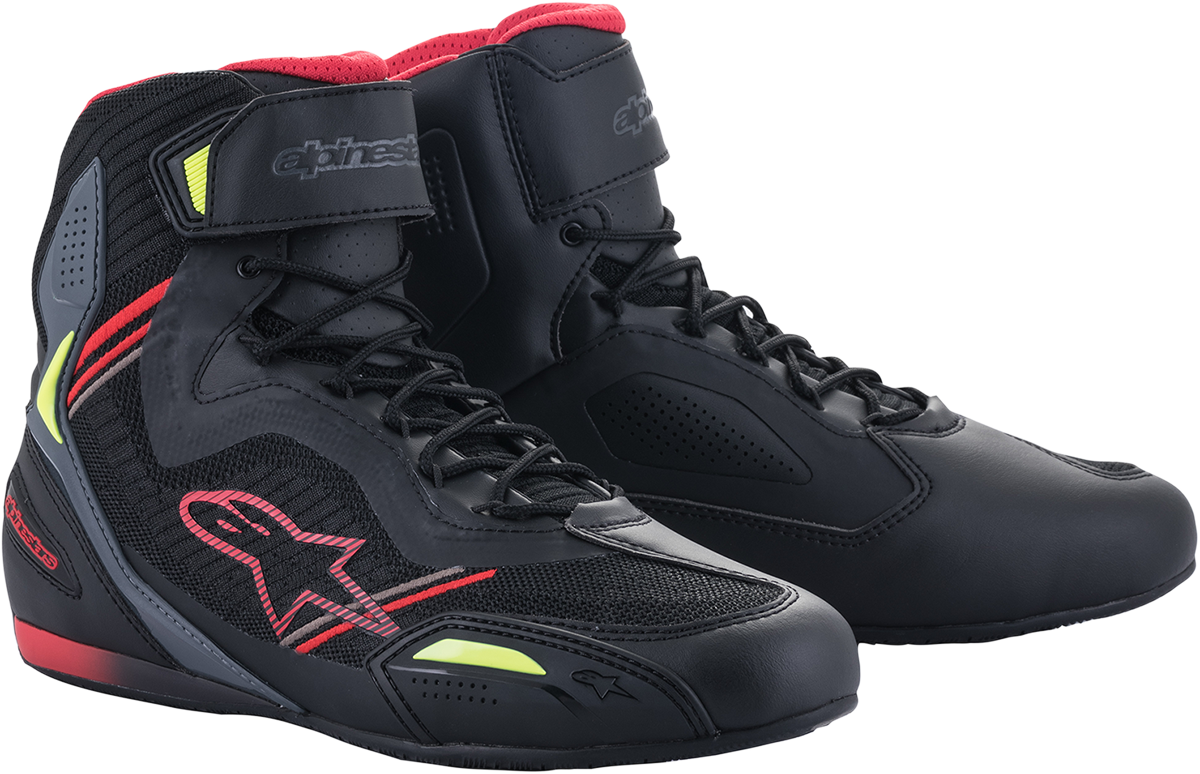 Alpinestars Faster-3 Rideknit Shoes Black/Red/Yellow 13 251031913613-13