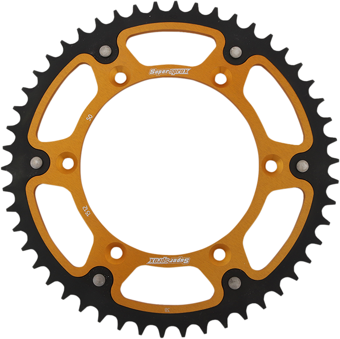 Supersprox Rear Stealth Sprocket 50T Gold RST-1512-50-GLD