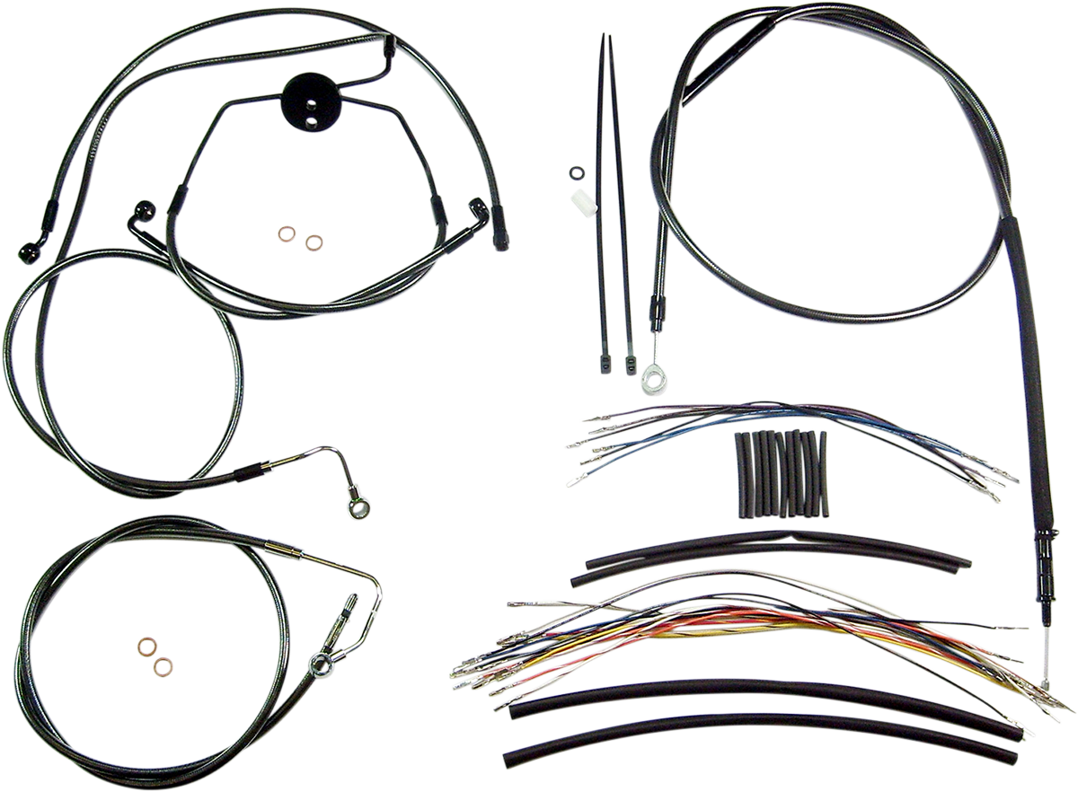 Magnum Designer Handlebar Installation Kits Black Pearl 487321