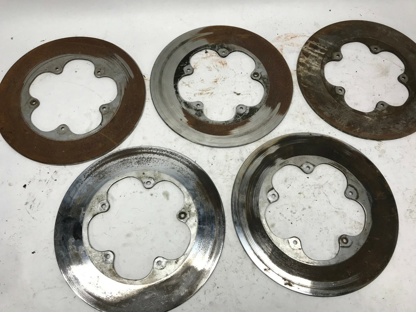 Lot (5) 1974-77 Harley Ironhead Sportster XL XLCH Rear Rotor Disc Brak
