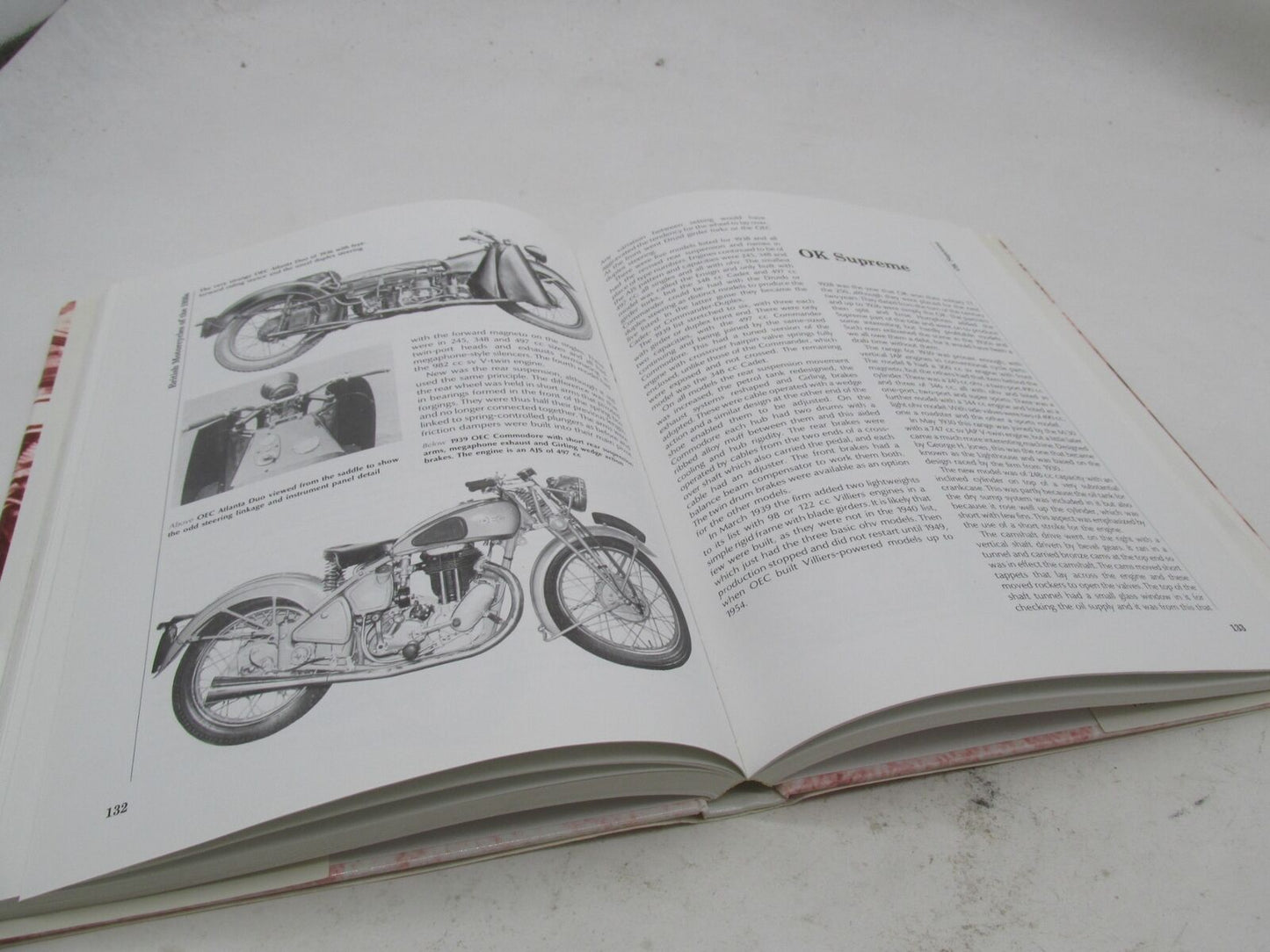 British Motorcycle of the 30's Hardcover Book by Roy Bacon